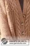 235-2 Cracked Walnuts Jacket by DROPS Design