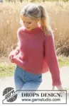 235-8 Cranberry Kiss Sweater by DROPS Design