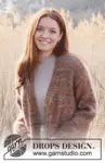 237-17 All about Autumn Cardigan by DROPS Design