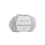 Katia Alpaca Silver 255 Lys grå-sølv