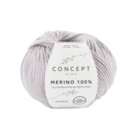 Katia Merino 100% 086 Lys perlegrå