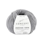 Katia Merino 100% 504 Vinduesgrå