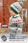 44-17 Christmas Time Cardigan by DROPS Design