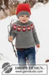 41-1 Merry Santas Julebluse by DROPS Design
