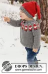 41-1 Merry Santas Julebluse by DROPS Design