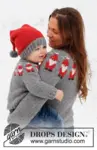 41-1 Merry Santas Julebluse by DROPS Design
