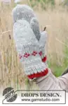 234-59 Christmas Sparkle Mittens by DROPS Design