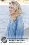 239-23 Bluebell Twist Cardigan by DROPS Design