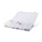 LindeHobby Plastboks, Gennemsigtig, 36 rum