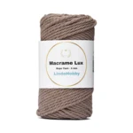 LindeHobby Macrame Lux, Knyttegarn, 4 mm