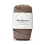 LindeHobby Macrame Lux, Flettet knyttegarn, 6 mm
