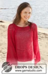 240-26 Red Mistery by DROPS Design