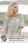 239-26 Green Grove Tee by DROPS Design