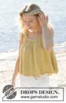 240-13 Canary Belle Top by DROPS Design