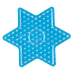Hama Maxi stiftplade, transparent - Stjerne 8222
