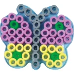 Hama Maxi stiftplade, transparent - Lille sommerfugl 8225