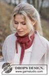 234-82 Pomegranate Shawl by DROPS Design