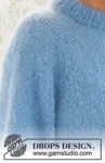 231-57 Blueberry Cream Sweater by DROPS Design