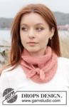 242-21 Pretty Peach Shawl by DROPS Design