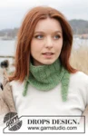 242-34 Happy Laurel Shawl by DROPS Design