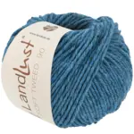 Lana Grossa Landlust Soft Tweed 90 29 Turkisblå meleret
