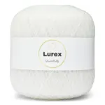 LindeHobby Lurex 01 Hvid