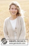 248-4 Gentle Wind Cardigan by DROPS Design