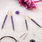 KnitPro J'adore Cubics Udskiftbare Rundpinde Korte (4.00-8.00mm)