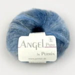 Permin Angel Print 58 Gylden/Blå