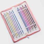 KnitPro Zing enkeltspidsede strikkepinde sæt 25 cm / 10"
