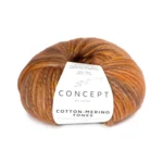 Katia Concept Cotton-Merino Tones 300 Orange-rust-okker-brun