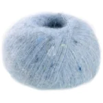 Lana Grossa Natural Superkid Tweed 618 Lyseblå