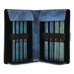 LYKKE Strømpepindesæt Indigo, Azurblå, 15 cm (2.00-3.75 mm)