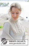 253-25 Irish Mist Neck Warmer by DROPS Design