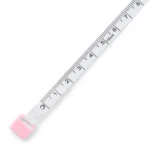 LindeHobby Firkantet Udtrækkeligt Målebånd, 150 cm Pink