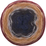 Rico Design Creative Wool Dégradé Super 6 07 Rød-blå