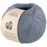 Lana Grossa Summer Cashmere 10 Gråblå