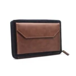 LYKKE Oxford Etui til Udskiftbare Rundpinde, 13 cm Chokolade
