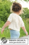 49-2 Marshmallow Morning Cardigan by DROPS Design