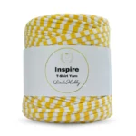 LindeHobby Inspire Print 33 Hvid- og gulstribet