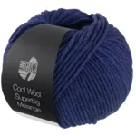 Lana Grossa Cool Wool Superbig 208 Mørkeblå meleret