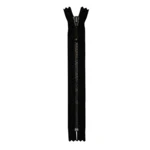 YKK Fast Lyslås Antik Messing 4 mm 14 cm 580 Sort