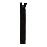 KK Fast Lynlås Antik Messing 4 mm 17 cm 570 Brun