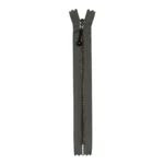 KK Fast Lynlås Antik Messing 4 mm 17 cm 135 Mellem grå