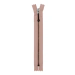 YKK Fast Lynlås Antik Messing 4 mm 23 cm 274 Duset rosa
