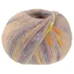Lana Grossa Cassata 07 Lys beige/gul/orange/jeansblå/rosa