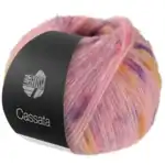 Lana Grossa Cassata 02 Rosa/lys rød/gul/syren/mandarin