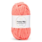 LindeHobby Fuzzy Chenille BIG 33 Mørk laks