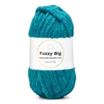 LindeHobby Fuzzy Chenille BIG 18 Petrolgrøn / mørk turkis