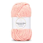 LindeHobby Fuzzy Chenille Silver Lurex 06 Laks